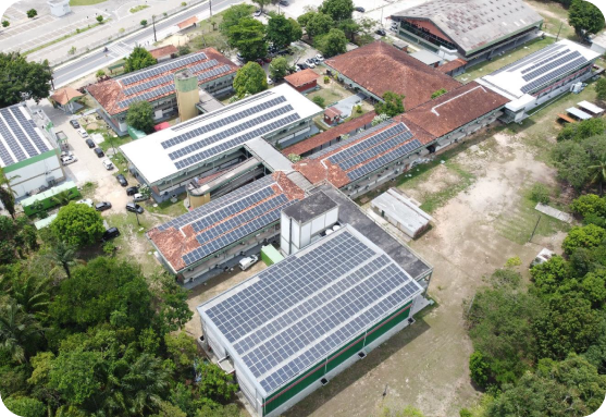 Imagem representativa de solução comercial de energia solar